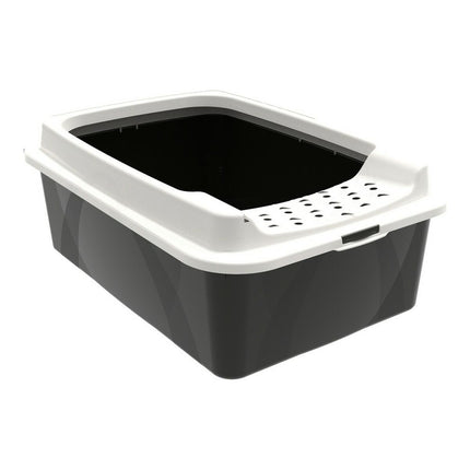 Rotho My Pet Kattlåda Rotho My Pet Bonnie Eco Vit/Svart 57,2 X 39,3 X 20,9 Cm
