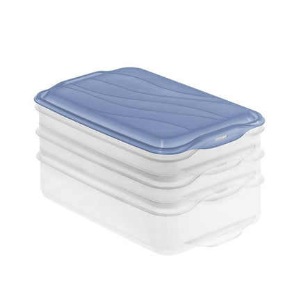 Rotho Behållare För Matkonservering Rotho Rondo Horizon Blue Blå Transparent 750 Ml 1,35 L