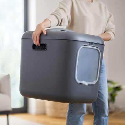 Rotho Kattlåda Rotho Biala Xl Anthracite Antracitgrå Plast