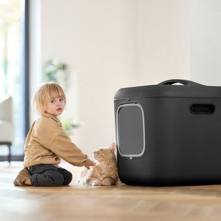 Rotho Kattlåda Rotho Biala Xl Anthracite Antracitgrå Plast