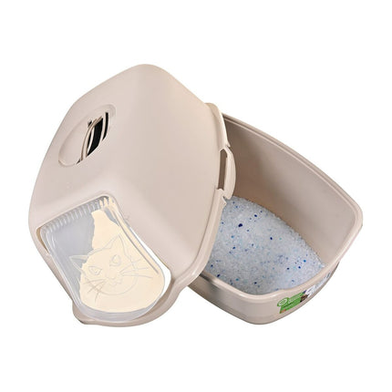Diamentiq Kattlåda Diamentiq Baya Beige Plast 40 X 38,7 X 55,5 Cm