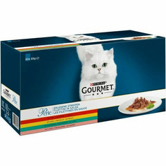 Gourmet Kattmat Gourmet Perle Mix Kyckling Lax Fisk Kalvkött Kanin 60 X 85 G