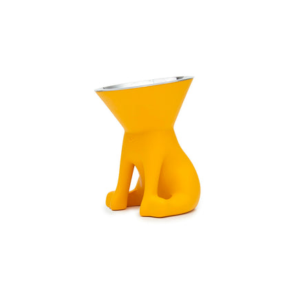 United Pets Hundmatare United Pets Elisabeth Yellow Rostfritt Stål Polyetylen 1 L