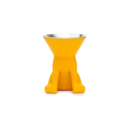 United Pets Hundmatare United Pets Elisabeth Yellow Rostfritt Stål Polyetylen 1 L