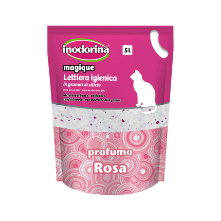 Inodorina Kattsand Inodorina Magique Rose Rosor 5 L