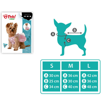 Bigbuy Pets Hundkostym Storlek S Prinsessa