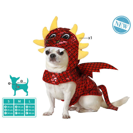 Bigbuy Pets Hundkostym Storlek M Drake