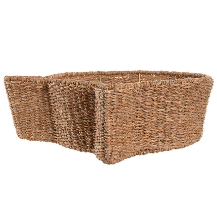 Home Esprit Säng För Husdjur Home Esprit Vit Naturell Naturliga Fibrer 55 X 45 X 18 Cm