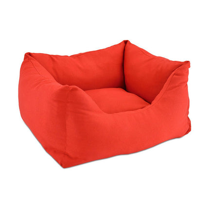 Nayeco Säng För Husdjur Nayeco Röd 59 X 59 X 50 Cm Multicolour Akryl 59 X 50 X 20 Cm