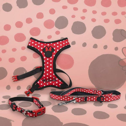 Minnie Mouse Hundhalsband Minnie Mouse Xxs/Xs Röd
