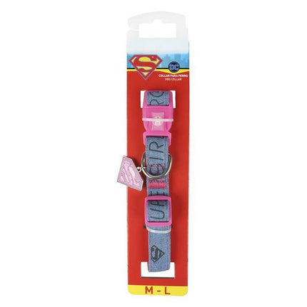 Superman Hundhalsband Superman Rosa S/M