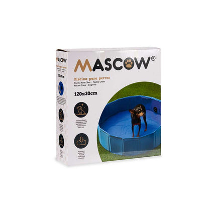 Mascow Flyttbar Pool Mascow Toy210715M Blå 120 X 30 X 120 Cm Husdjur