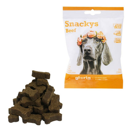 Gloria Hundgodis Gloria Display Snackys 30 X 75 G Oxe
