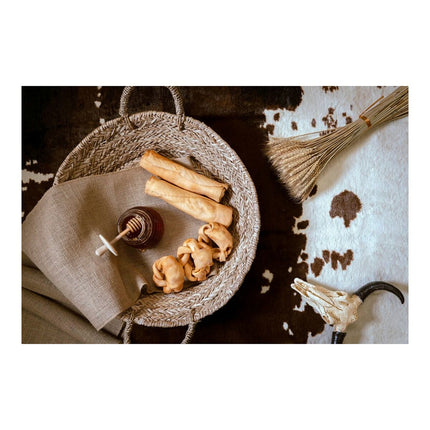 Gloria Hundgodis Gloria Snackys Rawhide Honung 12 Cm Donut Flätning