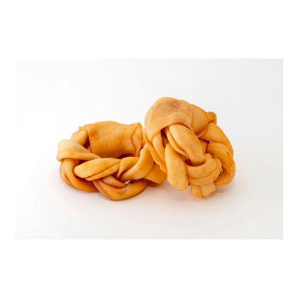Gloria Hundgodis Gloria Snackys Rawhide Honung 12 Cm Donut Flätning