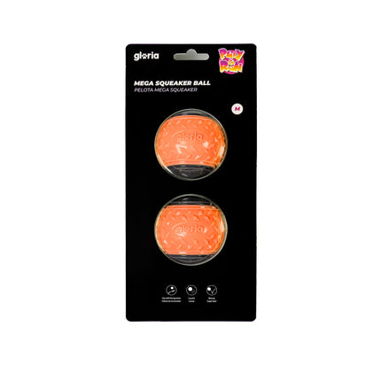 Gloria Boll Till Husdjur Gloria Play And Run Orange Tpr M 6,35 Cm 2 Antal