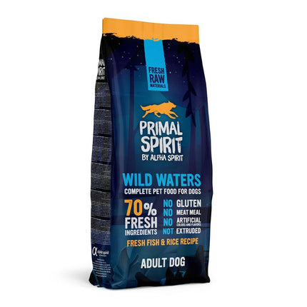 Primal Spirit Foder Primal Spirit Wild Waters Fisk 12 Kg Vuxen 12,7 Kg