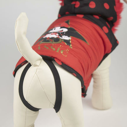 Minnie Mouse Hundrock Minnie Mouse Svart Röd Xxs
