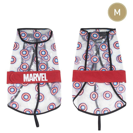 The Avengers Regnrock För Hundar The Avengers Röd Transparent M