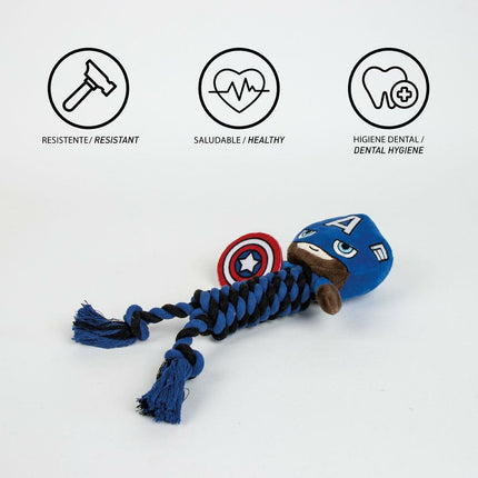 Marvel Tuggleksak För Hundar Marvel Blå 9,5 X 30 X 9,5 Cm