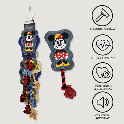 Mickey Mouse Hundleksak Mickey Mouse Blå One Size