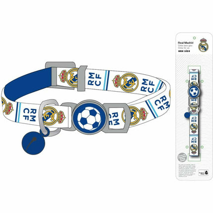 Real Madrid C.f. Hundhalsband Real Madrid C.f. Blå