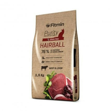 Fitmin Kattmat Fitmin Purity Hairball Vuxen Kalvkött 1,5 Kg