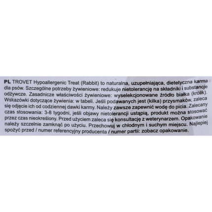 Trovet Foder Trovet Hypoallergenic Vuxen Kanin 250 G