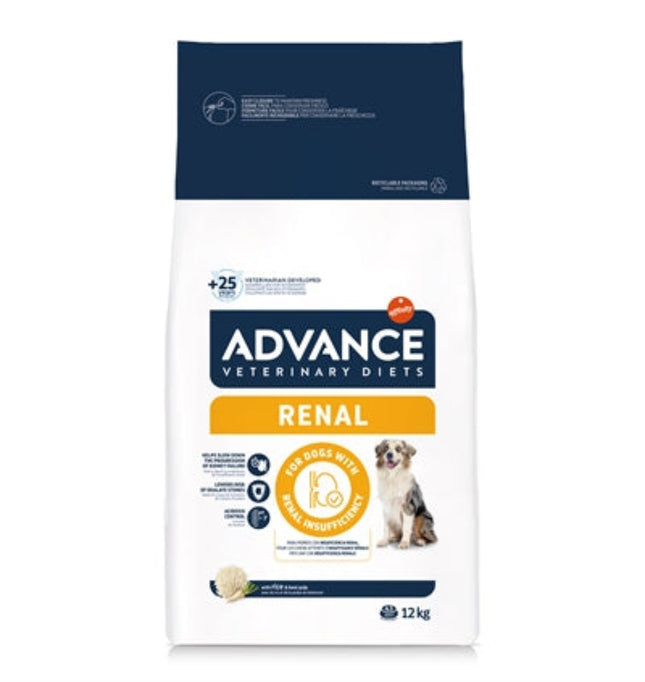 Advance Veterinary Diet Dog Renal Nieren 3 kg en 12 kg droogvoer voor honden met nierproblemen