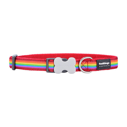 Red Dingo Hundhalsband Red Dingo Style Rainbow 15 Mm X 24-36 Cm