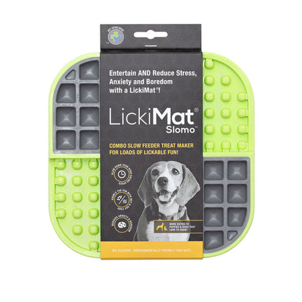 Lickimat Hundmatare Lickimat Slomo Grön Polypropen Tpr
