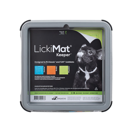 Lickimat Hundmatare Lickimat Indoor Keeper Grå Polypropen