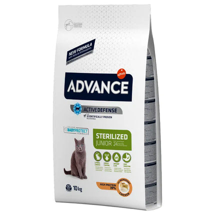 Advance Cat Junior Sterilized 10 kg – kittenvoer voor gesteriliseerde jonge katten