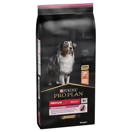 Pro Plan Hund Erwachsene Mittelgross/Gross 7+ Empfindliche Haut 14 KG