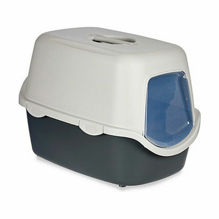 Stefanplast Kattlåda Stefanplast Antracitgrå Ljusgrå Plast 56,5 X 39,5 X 39 Cm (20 Antal)