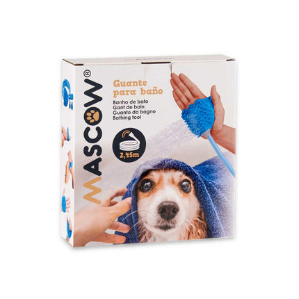 Mascow Sällskapsdjur Badhandske Blå (6 Antal)