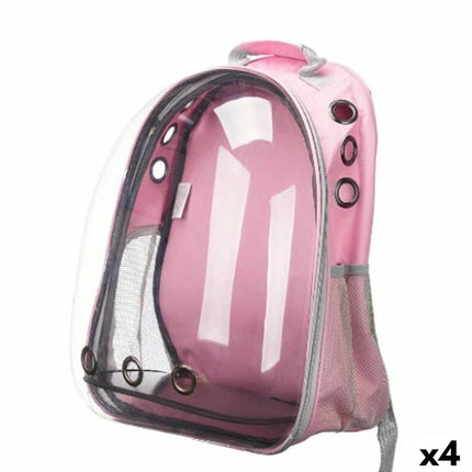 Mascow Ryggsäck För Husdjur Rosa Transparent 43 X 26 X 33 Cm