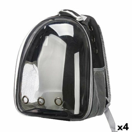 Mascow Ryggsäck För Husdjur Svart Transparent 33 X 12 X 42 Cm