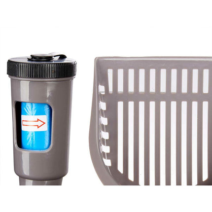 Mascow Sopskyffel Antracitgrå Plast 28 X 7 X 12,5 Cm Husdjur Påshållare (12 Antal)