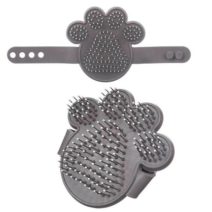 Mascow Borste Husdjur 11 X 3 X 10,5 Cm Grå Metall Silikon (24 Antal)