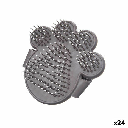 Mascow Borste Husdjur 11 X 3 X 10,5 Cm Grå Metall Silikon (24 Antal)