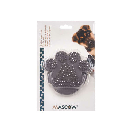 Mascow Borste Husdjur 11 X 3 X 10,5 Cm Grå Metall Silikon (24 Antal)
