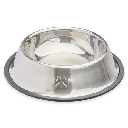 Mascow Hundmatare Mascow 310 Grå Silvrig Gummi Metall 22 X 6 X 22 Cm (12 Antal)