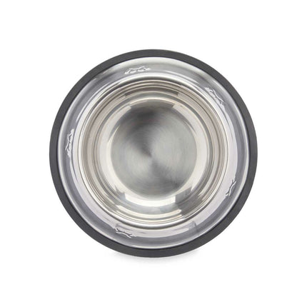 Mascow Hundmatare Mascow 310 Grå Silvrig Gummi Metall 22 X 6 X 22 Cm (12 Antal)