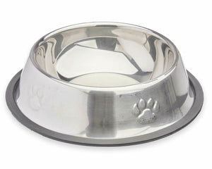 Mascow Hundmatare Mascow 311 Grå Silvrig Gummi Metall 35 X 0,03 X 25 Cm (24 Antal)