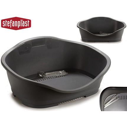Stefanplast Säng För Husdjur Stefanplast 97621 Grå Plast 68 X 27,5 X 49 Cm 6 Antal