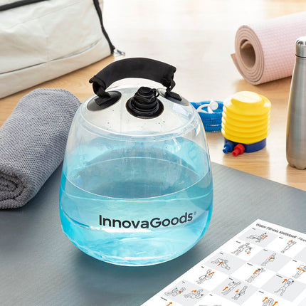 Innovagoods Vattenfylld Vattenkokare Bell För Fitness Träning Med Motion Guide Fibell Innovagoods