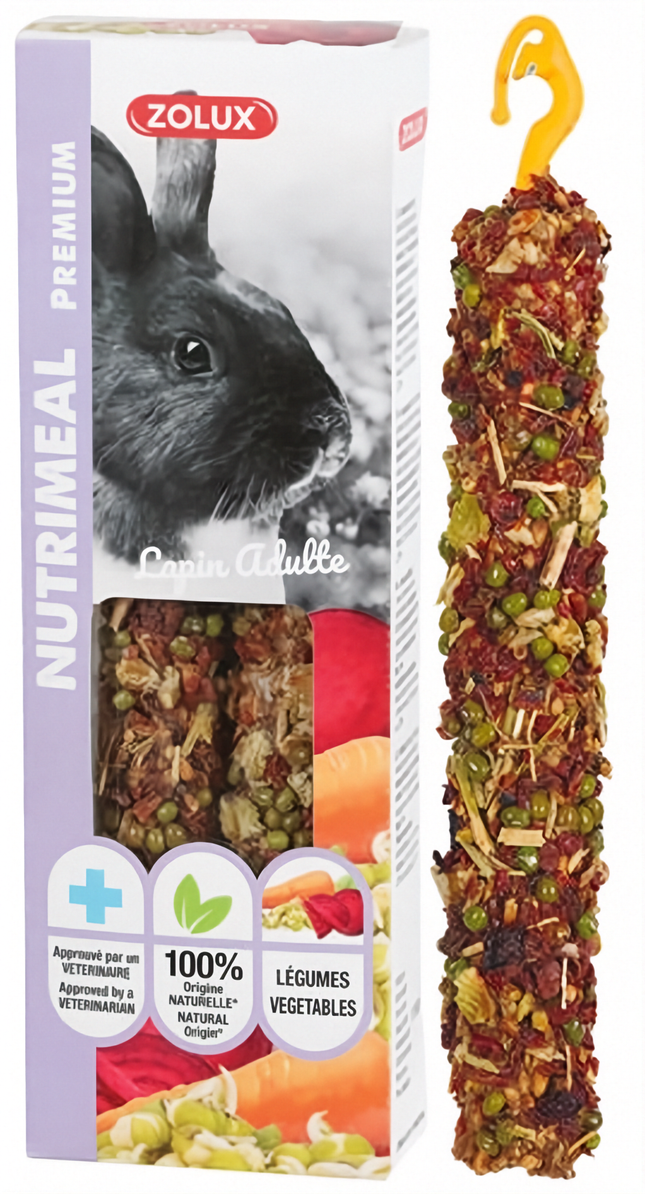 Zolux Nutrimeal Stick Konijn Groenten  2st
