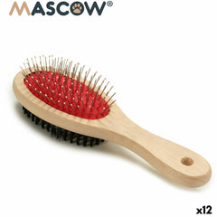 Mascow Hundeborste Mascow Ar1807082 Ar1807082 Brun Svart Röd 7 X 22,5 X 5 Cm (12 Antal)